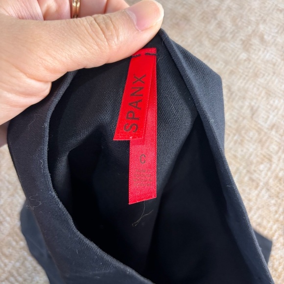 Spanx Women Plus Size C Black Spandex Super High Waist Tummy Control Shorts - Picture 3 of 7